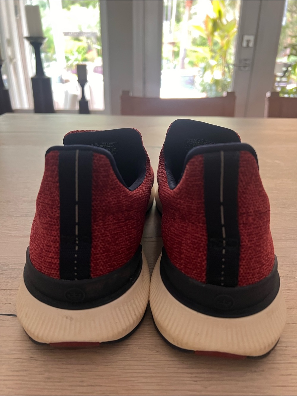 Peter Millar Crown Sport Men's Hyperlight Apollo Sneakers Clared Red Size 12.5 - Picture 3 of 10